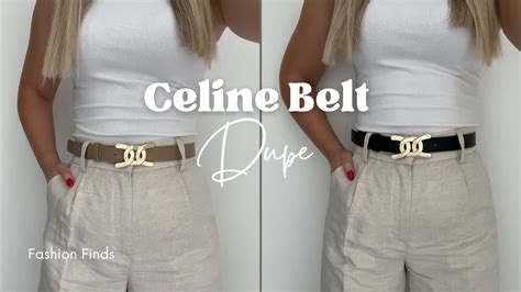 celine dupe|Celine triomphe belt dupe.